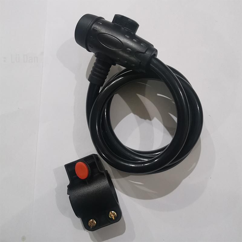 

Велосипедный противоугонный тросовый замок с ключом, регулируемой длины