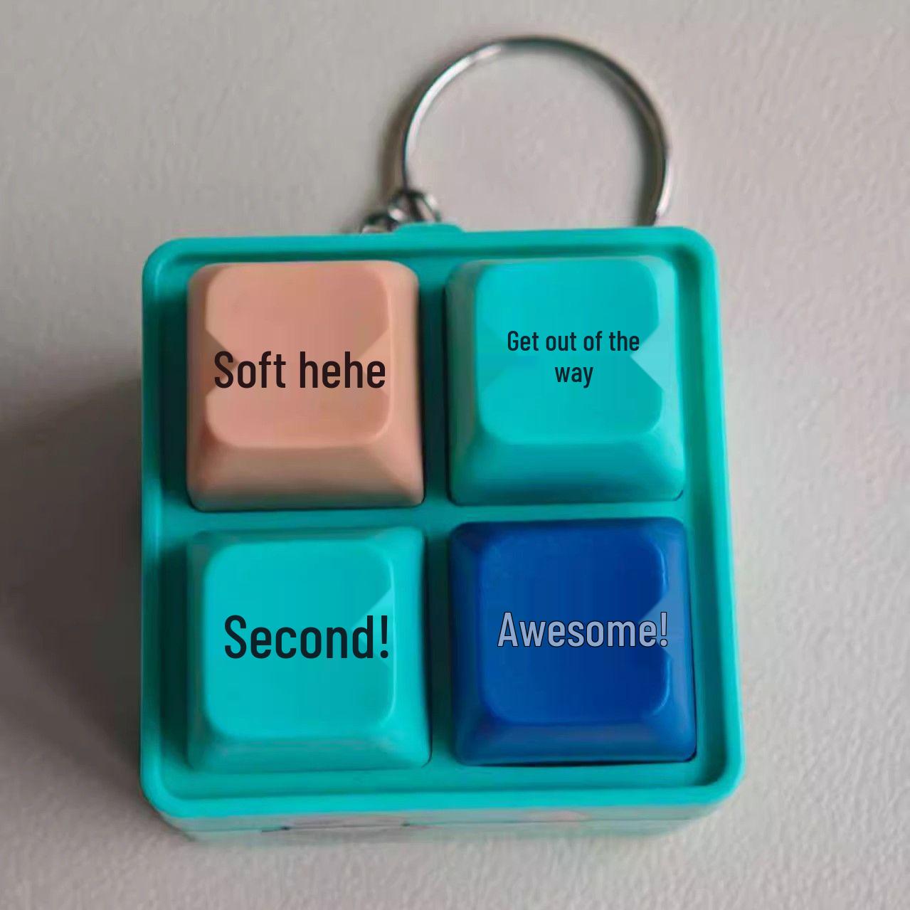 

**Kesecond! Fearless Contract Abstract Jie Feng Quote Button Sound Toy**