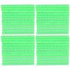 4 Bags Bike Spoke Reflector Bicycle Cycling Warning Reflective Clips Tube (Green)