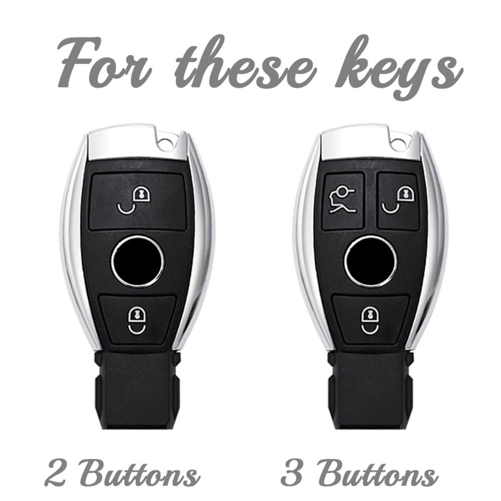 TPU Key Case Cover 2/3Button Shell Fob for Mercedes Benz W204 W463 W176 W251 W205 A200 A260 A C R G Class GLA CLA GLK GLC CLS MGB8