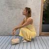 New Spring Monsoon Street Women's Polyester V-neck A-line Skirt Dress