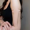 Quasten Kristall Armband Strass Fransen Armreif Statement Armreif Oberarm Manschette Damen