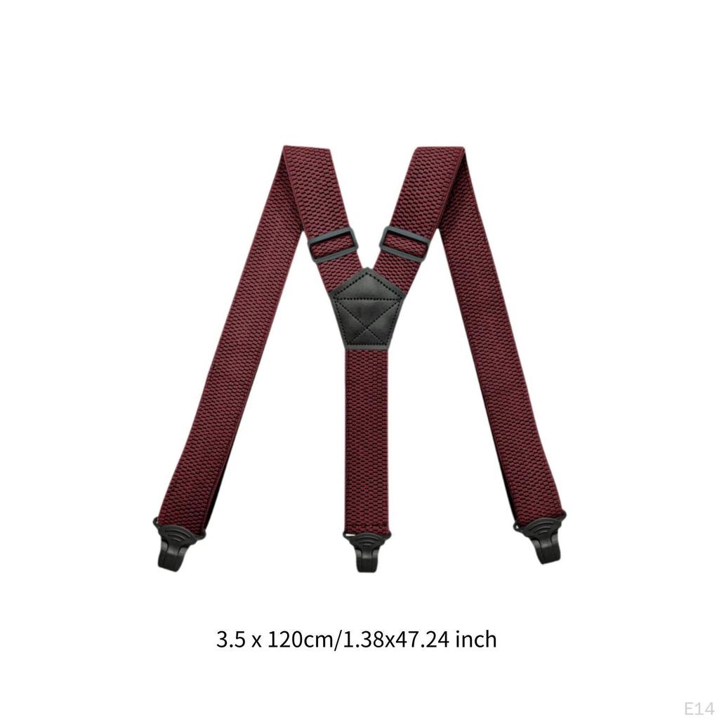 Hidden Suspenders for Belt Loops under Clothes 3 Clips Suspender