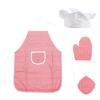 Play House Kitchen Toys Kit Chef Suit Apron Cake Mini Baking Mold Glove Spoon Cup Hat Tool Pretend Play Girls Birthday Gifts