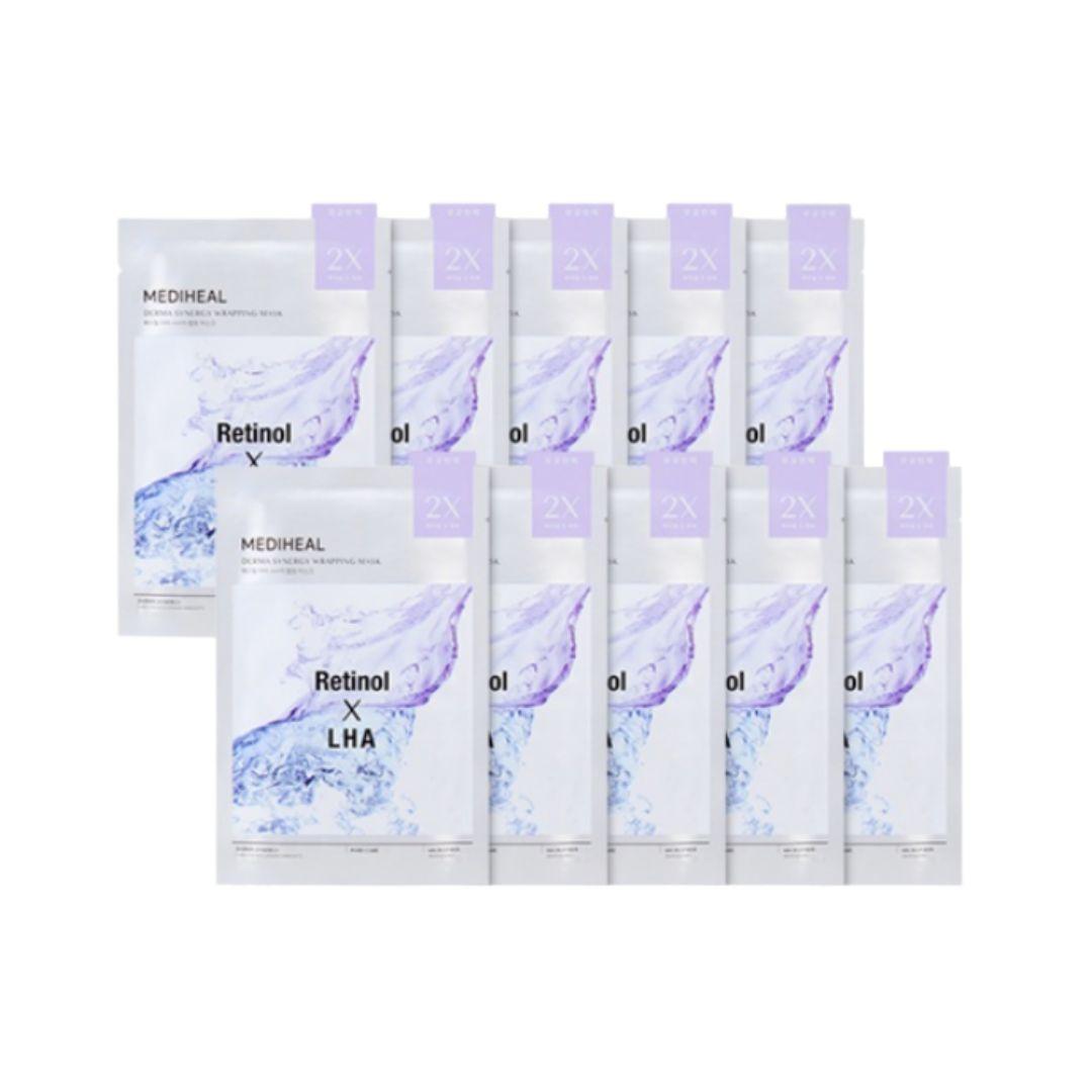 MEDIHEAL Derma Synergy Wrapping Pore Tightening Sheet Mask 10pcs