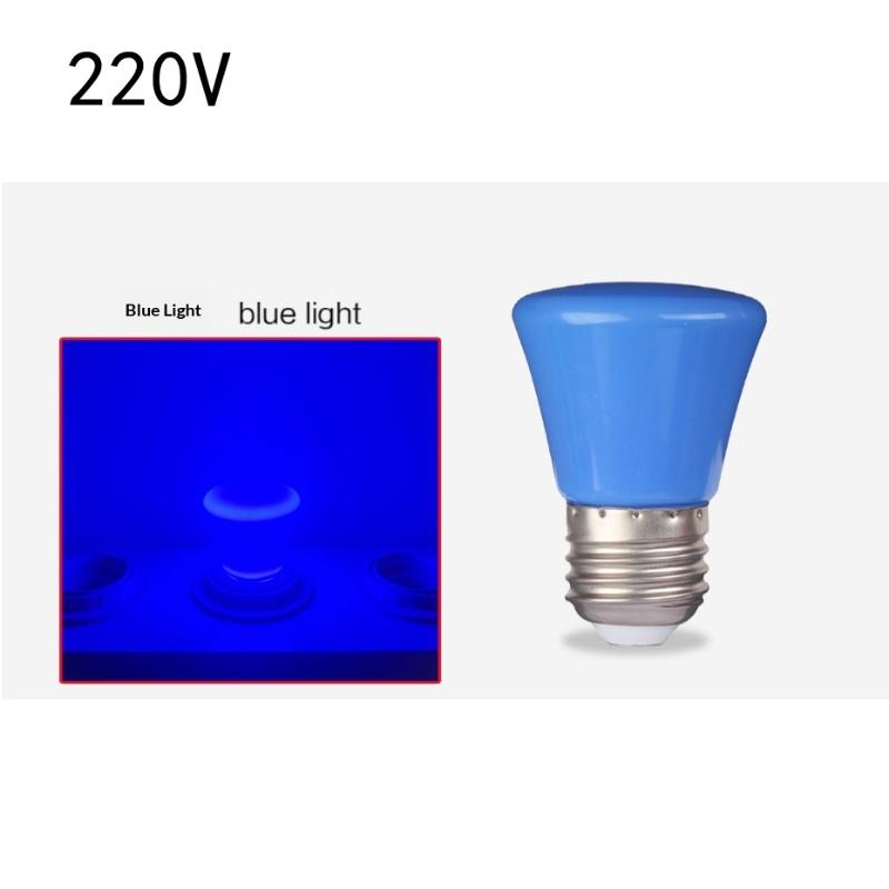 2W E27 Led Bulb Red Blue Green Pink Yellow White 8-Light-Colors 360/Beam Colofrful Decorative Light Ac220V 240V Energy Saving