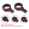 Black 360° Rotatable Mounts Bracket Kit, Universal for Motorcycle, UTV, ATV Off-Road - with Work Whip Flag Light, Aluminum Made
