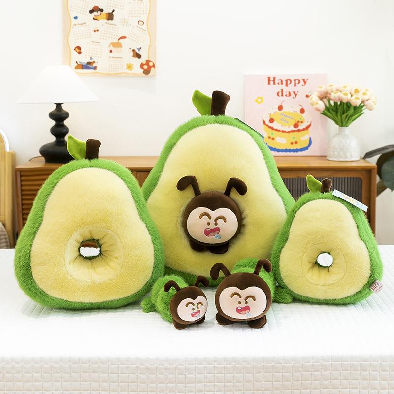 Gluttony Avocado Doll Plush Toy Doll Rag Doll Children Sleeping Pillow Birthday Gift Female Nap Pillow