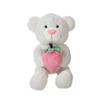 Peluche Llopis - 10730 - Ours Fresi 110 Cm 3 COL- Blanc, Marron, Rose