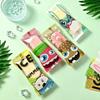 100Pcs Cartoon Ice Cream Packaging Bag Homemade Popsicle Disposable Plastic Popsicle Protective Cover Storage Sealing Bag Diy