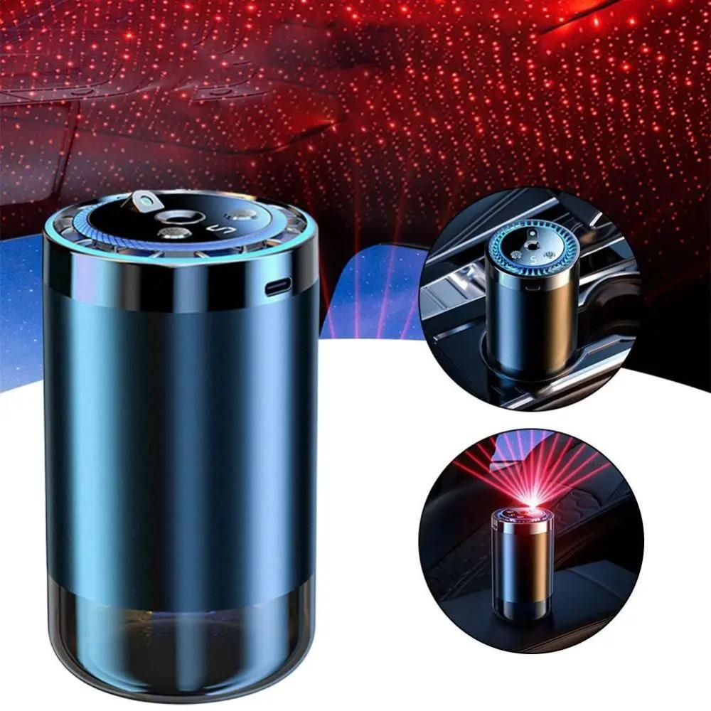 Intelligentes Auto-Parfüm-Diffusor-Gerät Intelligente Auto-Innendekoration Luftbefeuchter Umgebungslicht Wiederaufladbarer Aroma-Diffusor