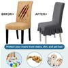 Washable Seat Cover Thickened Stool Slipcover Warm Chair Cover  Dining Chair