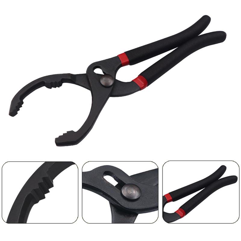10/12 Inch Car Adjustable Oil Filter Wrench Removal Tools Filter Element Wrench Adjustable Hand Disassembly And Assembly Tools
