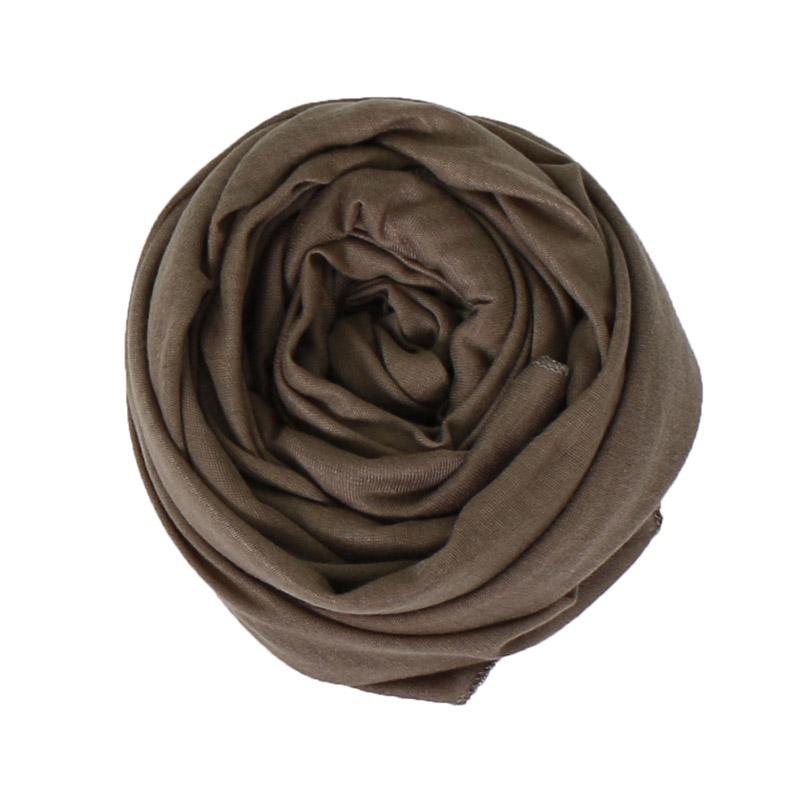 35 Colors Plain Cotton Jersey Instant Hijab Women Wrap Long Elastic Shawl Scarf Maxi Neck Snood Foulards Muslim Sjaal 180*80Cm