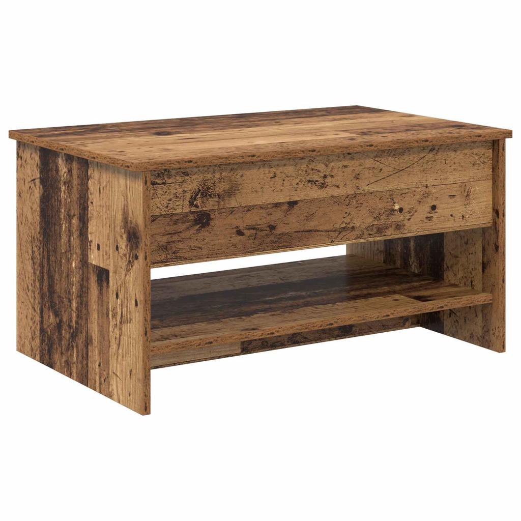 Coffee Table Reclaimed Wood 80 x 50.5 x 41.5 cm Engineered Wood