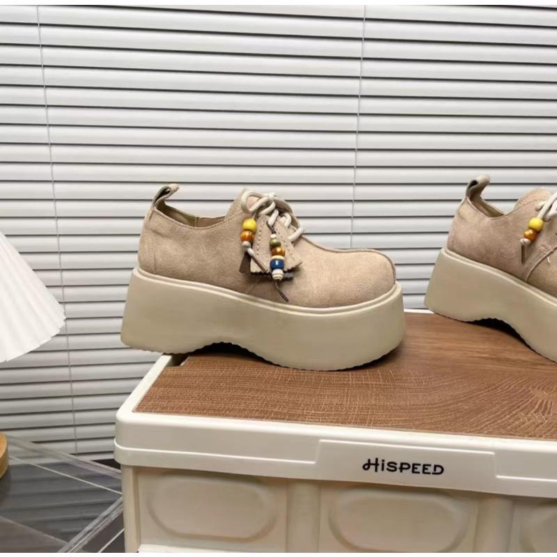 Fashion Versatile Colorblocking Breathable Women's Footsteps Thick Bottom Soft Elastic Height Comfortable Popular Non-tired Feet Sports Lefebvre Shoes