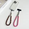 Creative Hand-Woven Mobile Phone Lanyards, Wristbands, Short Rope Strings, Pearl Jewelry, Pendants, Safety Anti-Loss Ropes