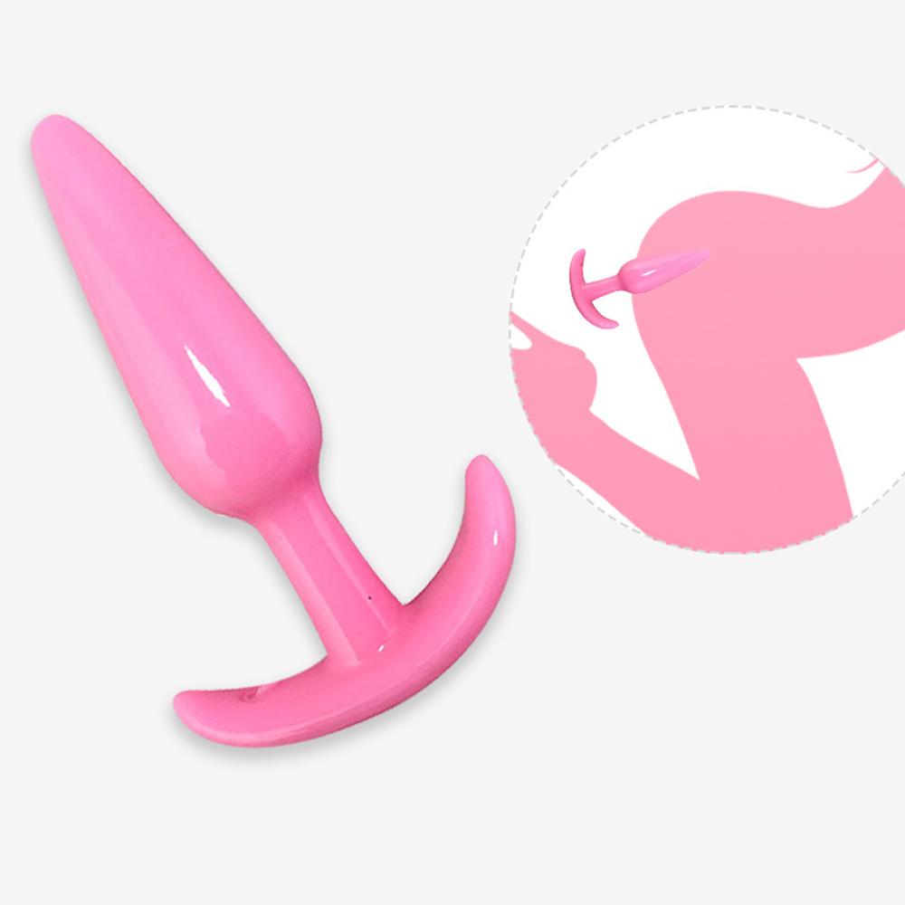 Měkké silikonové anální kolíky pro začátečníky Anální stimulátor Trenér Sex Play Hračka pro ženy Páry Masáž bodu G Unisex sex