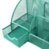 Metal Mesh Desk Organizer Multi-functional Desktop Office Organizer  School Office