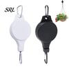 Heavy Duty Pulley System for Flower Pots Plant Hanger, Adjustable Ceiling Hook, Garden Tool Hanging Decorations Retractable Hook Baskets, Bird Feeders
