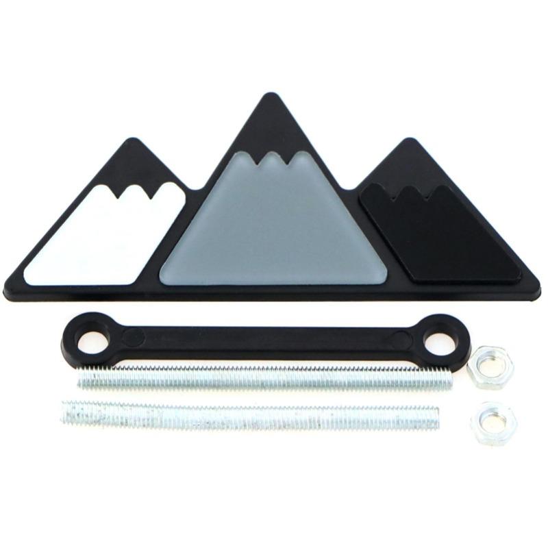 

Модификация автомобильной решетки и украшение автомобиля, решетка, значок, эмблема, украшение, замена этикетки для 4Runner Tundra Sequoia Rav4 Highlander серый