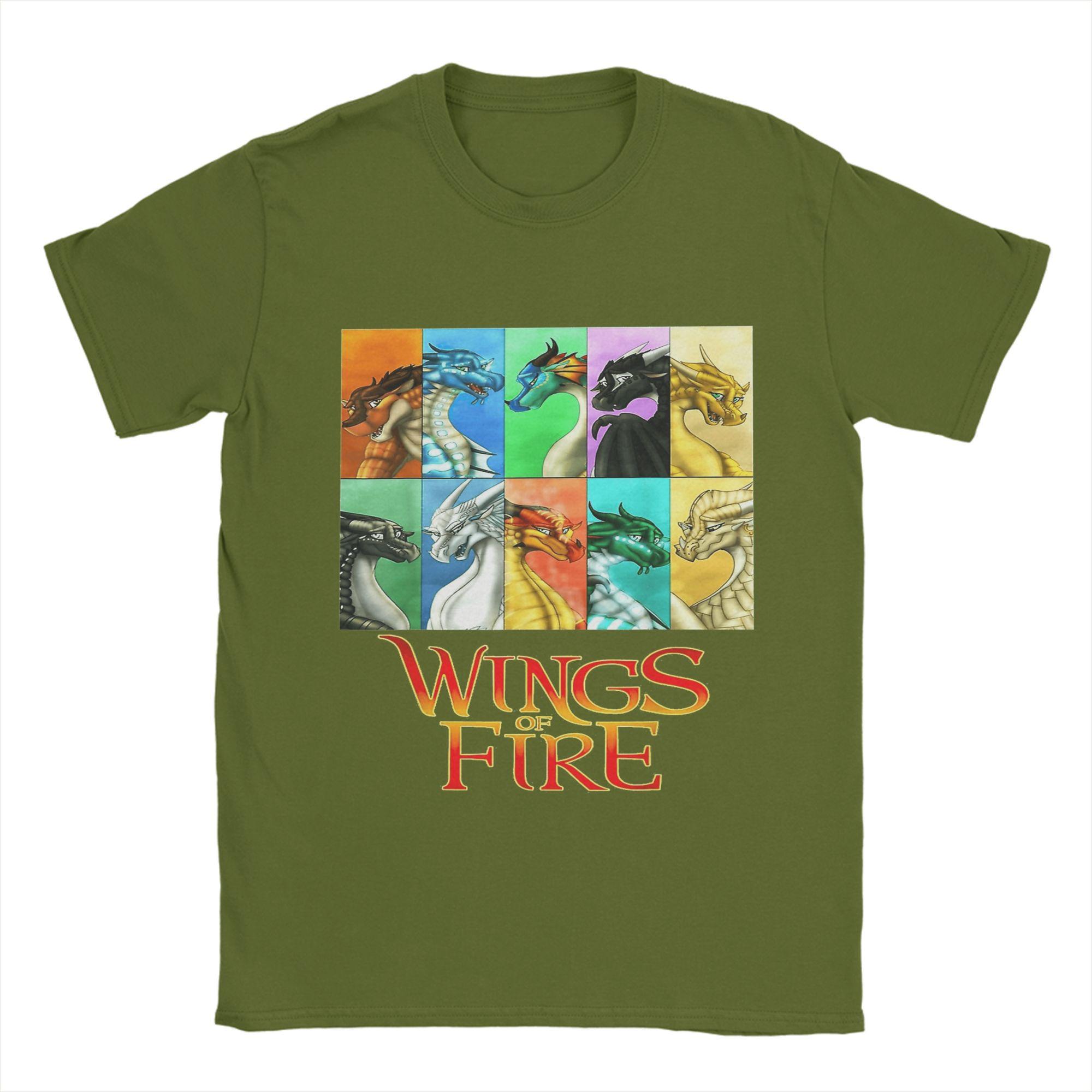 

Men s Wings of Fire T Shirts Cotton Clothing Vintage Short Sleeve Crew Neck Tee Shirt 6XL T-Shirts 4XL