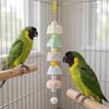 Bird Cage Toys Multifunctional Pet Grinding Supplies Colorful Parrot Beak Grinding Stones Toys For Macaws Sparrow Parakeet