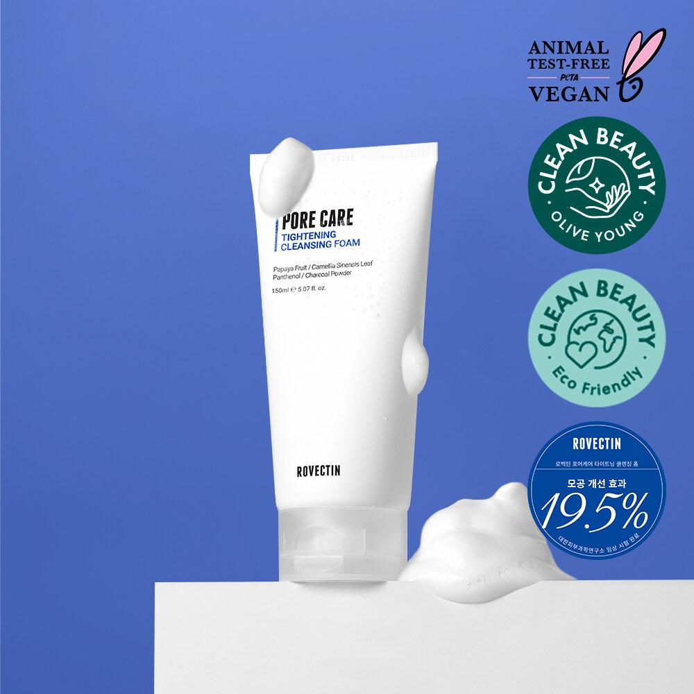 

ROVECTIN Очищающая пенка для сужения пор Pore Care 150 мл