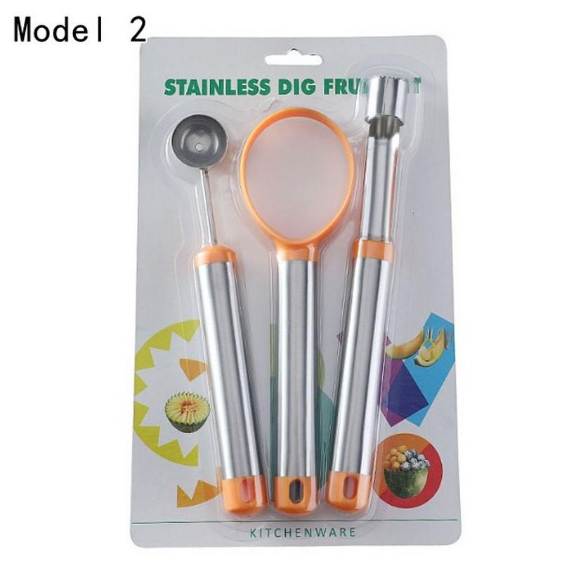 Stainless Steel Fruit Baller, Fruit Carving Platter Tool, Cooking Tool, Food Decorative Carving Knife.