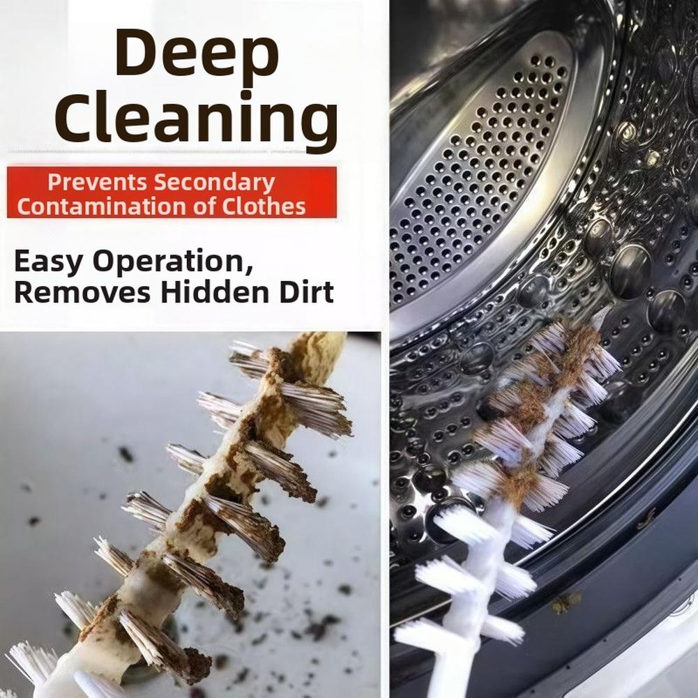 360 Degree Bendable Head Drum Cleaning Brush Long Handle Brush