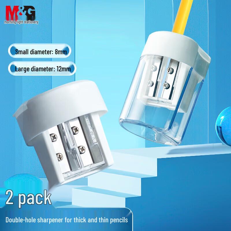 M&G Double Hole Pencil Sharpener