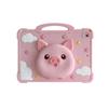 Retractable Stand Protective Case for iPad Air A16 with Pig Design