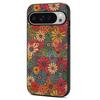 For Google Pixel 10 Pro XL Case Flower Print PU Leather+PC+TPU Phone Cover