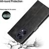 Protective Case - E.F.CONNECTION - for OPPO Find X5 Pro - Leather Effect - 2 Tempered Glasses