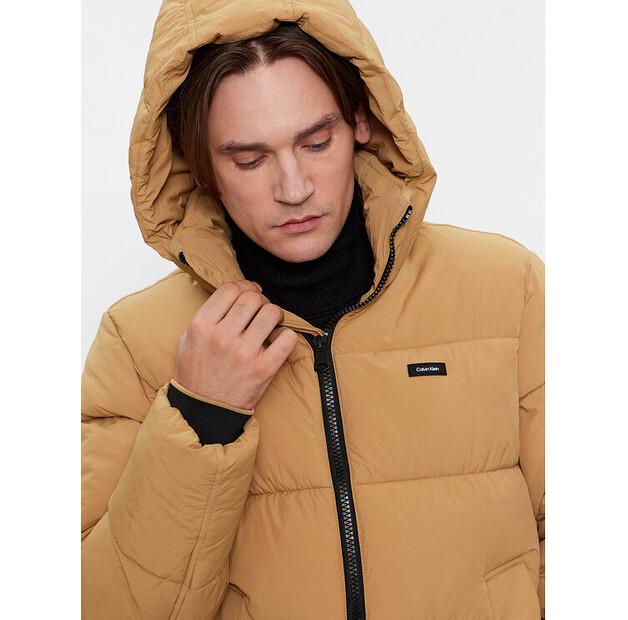 Down Jacket Calvin Klein Crinkle K10K110336 Khaki Regular Fit
