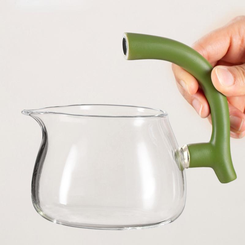 Glass Automatic Tea Set Panda Shaped Tea Maker Household Light Luxury High-end Magnetic Bubble Tea Pot