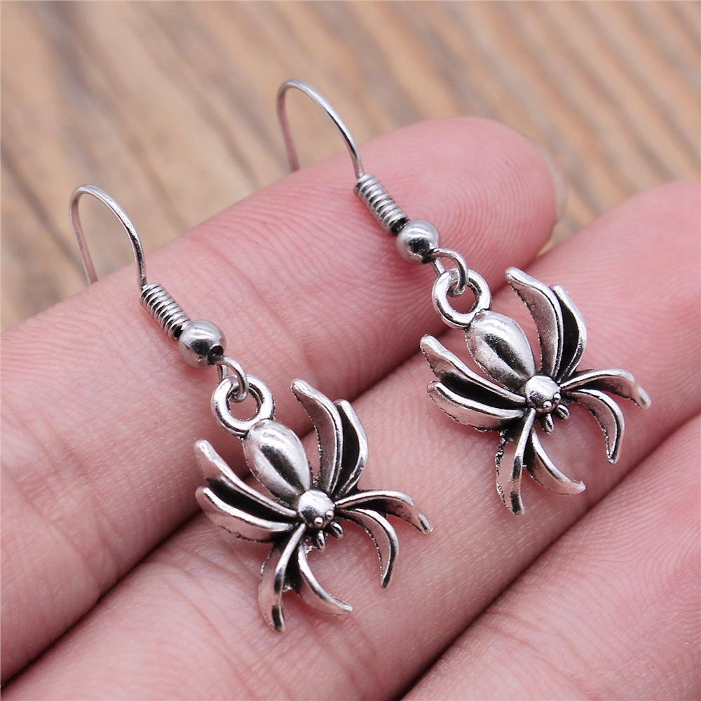50 Styles Animal Pendant Dangle Earrings Drop Earrings Antique Silver Color Plated Unicorn Horse Elephant Snake Tiger Earrings