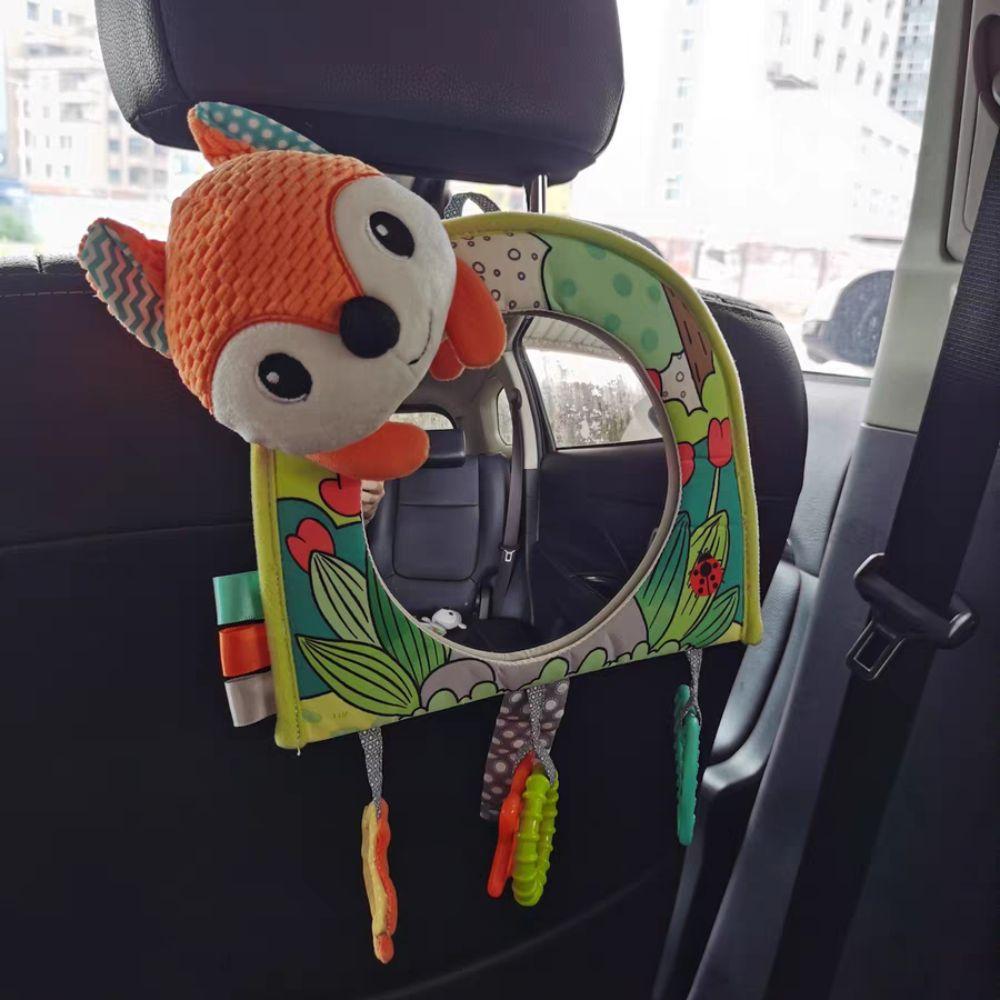 Convex Mirror Baby Car Mirror Polyester Rear Ward Car Kids Rearview  Car Accessories