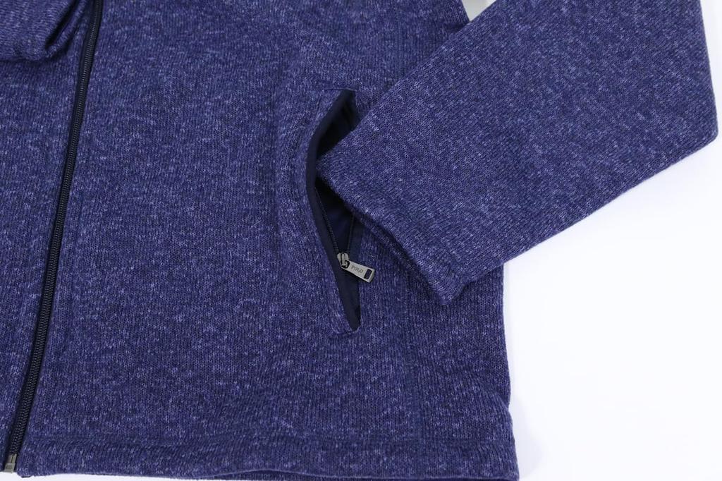 POLO RALPH LAUREN Fleece Knit Size Spring NVY Men's Zip-Up Jacket, XL, (Product Code 01010107)