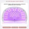 268W UV LED Lamp For Nail Dryer Manicure Nail Drying Lamp 69LEDS UV Gel Varnish With LCD Display UV Lamp For Manicure Salon