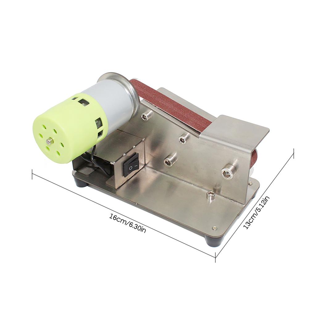 15-degree Fixed Angle Knife Sharpener Belt Sander 7 Level Adjustable Polisher Polishing Machine with 10pcs Sanding Belts