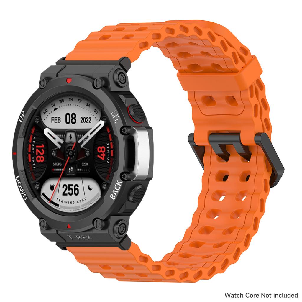 Two-Tone Sports Silicone Strap For Amazfit T-Rex 3/2/ultra Marine Band Correa For Huami Amazfit T-Rex Pro Smartwatch Watchband