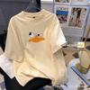 2023 Women’s Summer Cartoon Duck Loose Round Neck Short-Sleeve T-Shirt