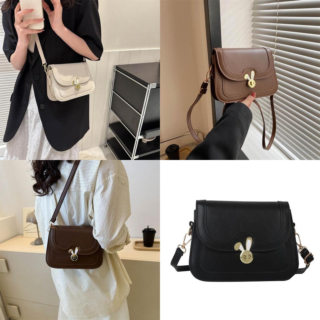 Stylish Vintage Crossbody Bag For Women In Classic Black White Brown And Khaki Perfect For Autumn Fashion