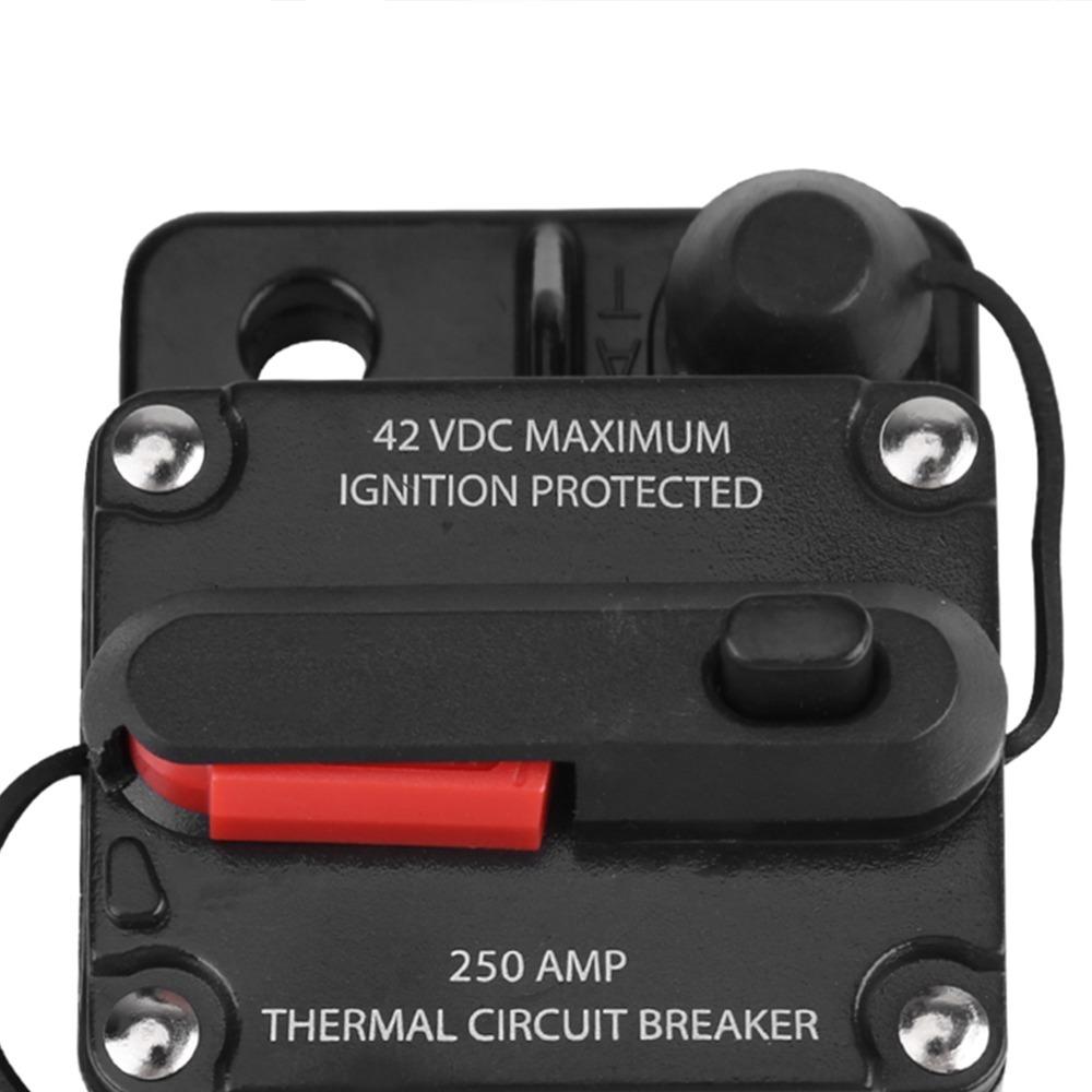 DC12V-42V Circuit Breaker 50-250A Reset Circuit Breaker  Car Stereo Audio