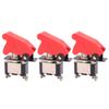 New KN3A-101 Toggle Rocker Switch LED Switch with Protective Cover Car Auto Cover LED Light Toggle Switch Control on/Off RED