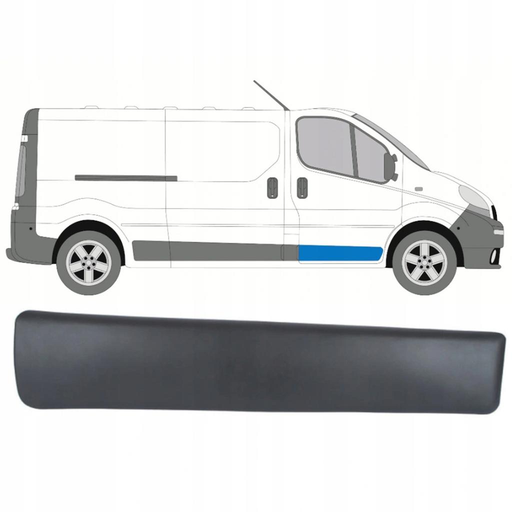 Renault Trafic II 01-13 front right door trim