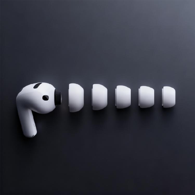 5Pair Soft Silicone Earbuds Headphone Earpads Ear Pad Cushion for Pro3 Earphone with Storage Box