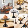 T02C!Metal Iron Cake Stand Round Pedestal Dessert Holder Cupcake Display Rack Bakeware For Birthday Wedding Party