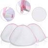 3 PCS Bra Washing Bags, Women Lingerie Bags Wash Large Bra Washing Bag Mesh Bras Washing Bag with Zipper for Laundry Machine Women Delicates